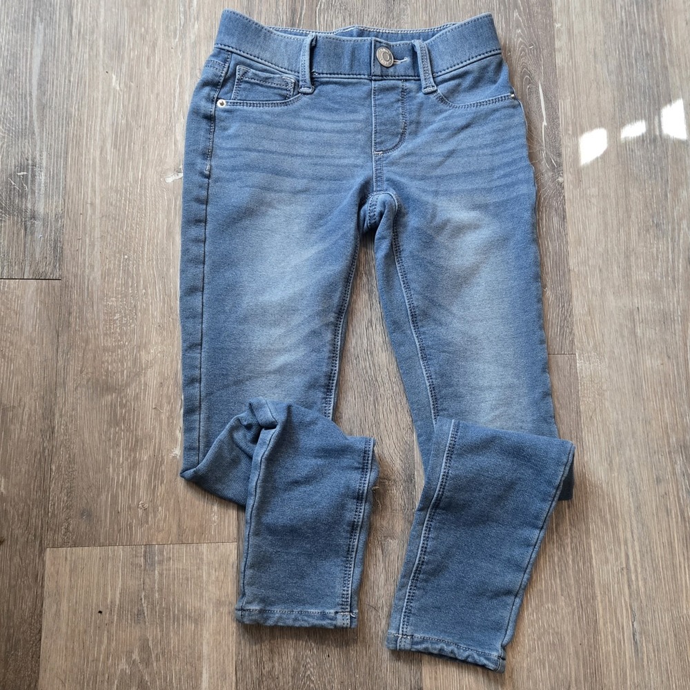 Tommy Bahama Girls Pull Denim Jeggings Size 7 Blue‎ Stretch